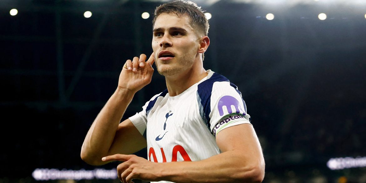 Over Van de Ven: 8/10 Spurs star is becoming Frank’s most important player